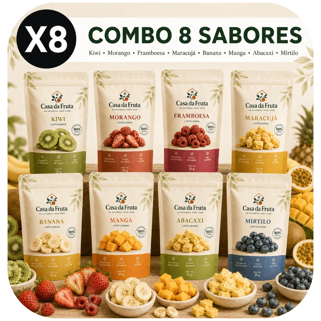 Combo 8 Sabores Desidratados - Imagem 1